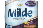Тоалетна хартия MILDE premium parfume  трипластова  Essence Of Relax-4бр