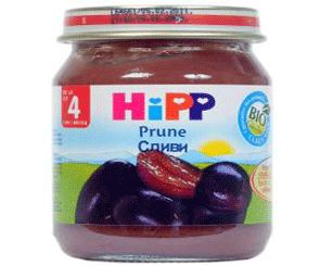 Плодово пюре HIPP 125гр - сливи