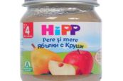 Плодово пюре HIPP 190гр - круши и ябълка 