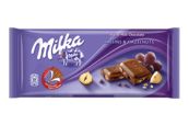 Шоколад Милка - лешник и стафиди-100гр