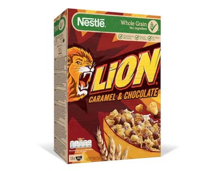 Зърнена Закуска Nestle Lion Caramel & Chocolate 400 г