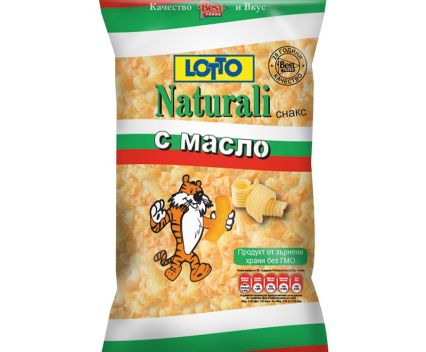 Снакс Lotto Naturali с Повече Масло 60 г