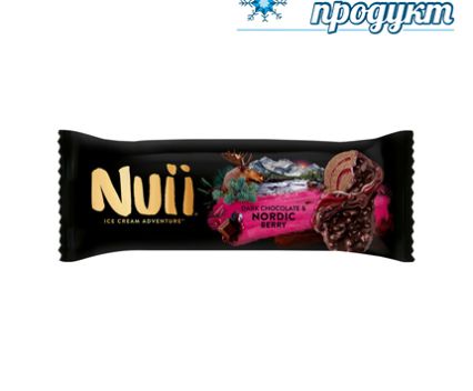 Сладолед Nui Dark Chocolate & Nordic Berry 66 г