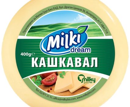 Кашкавал Milki Dream от Краве Мляко 400 г