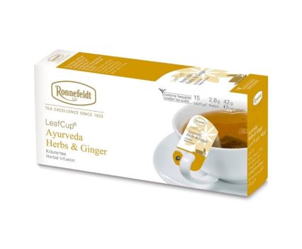Зелен Чай Ronnefeldt Ayurveda Herbs & Ginger 20 х 3,9 гр