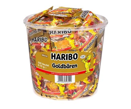 Желирани Бонбони Златни Мечета Haribo 1 кг