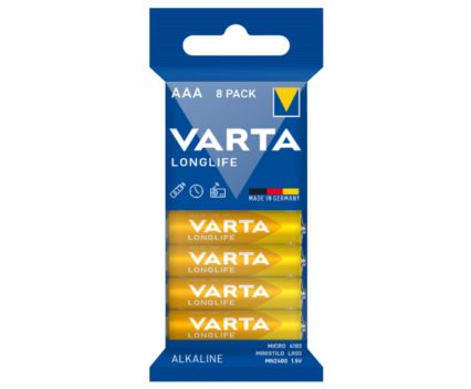 Батерии Алкални Varta LongLife Power AАA 8 бр