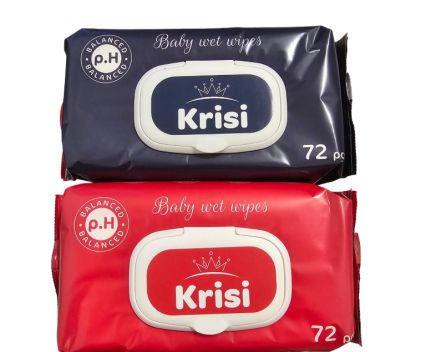 Мокри Кърпички Krisi с Капак 72 бр.