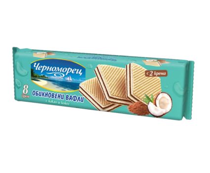 Вафли Черноморец с Кокос и Какао 8 бр