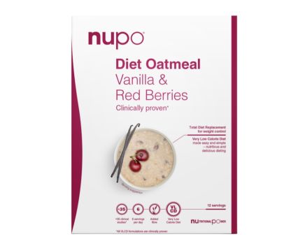 Диетично ястие Nupo Овесена каша Ванилия/Червени плодове 32 г