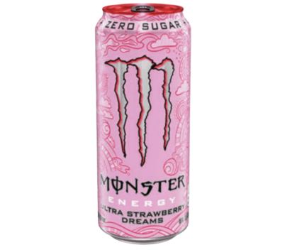 Енергийна Напитка Monster Ultra Strawberry Dreams Без Захар 500 мл