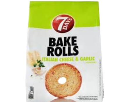 Bake Rolls 7 Days с Италианско Сирене и Чесън 150 г