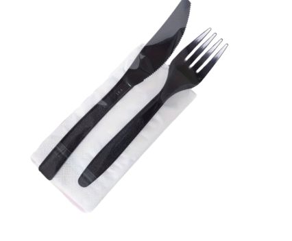 Комплект Вилица и Нож Индивидуално опаковани Стек 100 броя