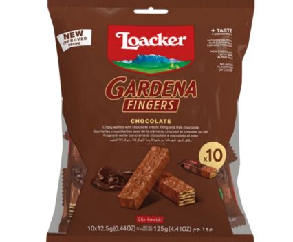 Мини Вафли Gardena Fingers с Шоколад 10х12.5 г 