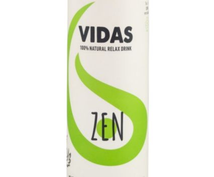 Газирана Напитка VIdas Релаксираща Zen Без Добавена Захар кен 250 мл