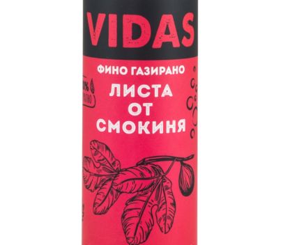 Газирана Напитка Vidas с Листа от Смокиня Без Добавена Захар кен 250 мл