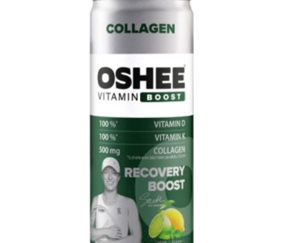 Газирана Напитка Oshee с Колаген Вкус Мента,Лимон и Лайм Без Добавена Захар 250 мл