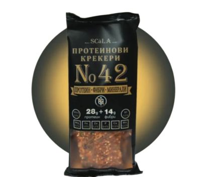 Протеинови Крекери с Минерали и Фибри Scala Без Глутен 80 г