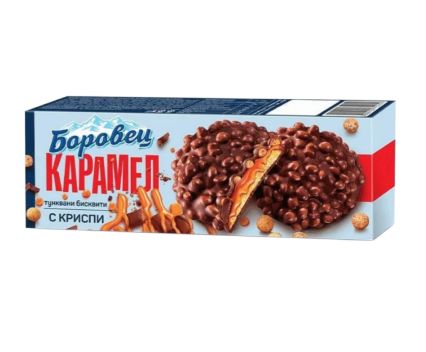 Бисквити Боровец с Карамел с Криспи 180 г