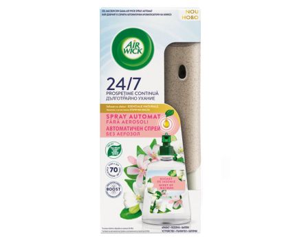 Ароматизатор Air Wick Active Fresh + Пълнител Букет Жасмин 250 мл