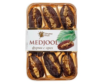 Свежи Фурми Сорт Меджул с Орехи Struma Fruit 180 г