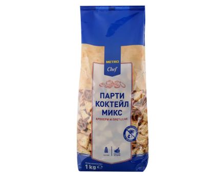 Парти Коктейл Микс Претцели и Крекери Metro Chef 1 кг