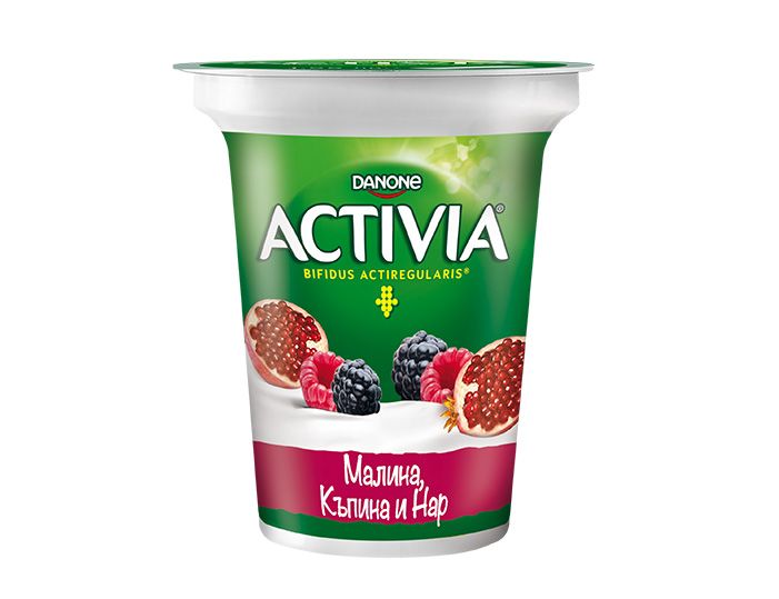 Данон Активиа Малина, Къпина и Нар 280гр