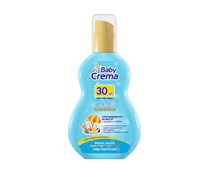 Слънцезащитно мляко SPF30 Baby Crema - лайка