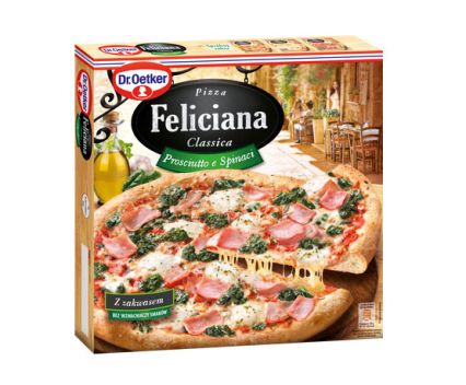 Замразена пица Прошуто и Спанак Dr. Oetker Feliciana 350 г