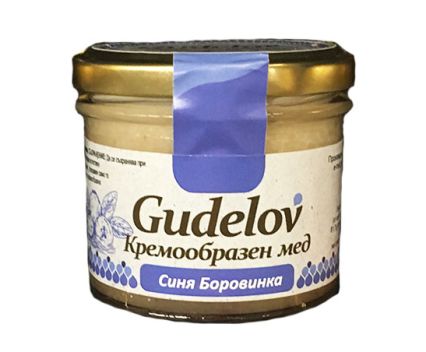 Кремообразен мед със Сини боровинки Gudelov 150гр