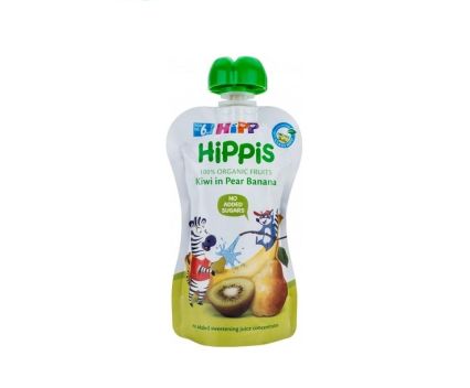 Био плодова закуска круша, банан и киви HIPP 100гр