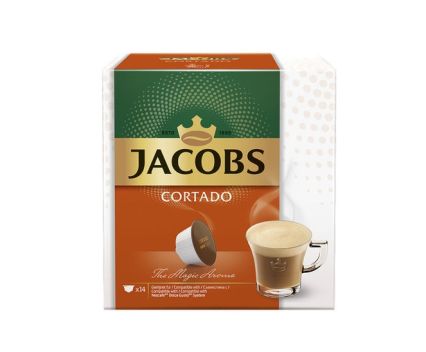 Кафе капсули Jacobs Cortado, 14 напитки