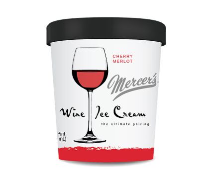 Сладолед с вино Череша и Мерло Mercer's 292гр
