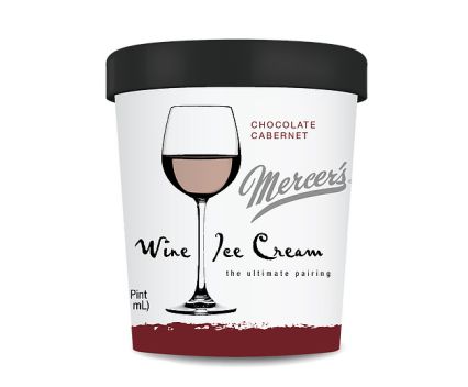 Сладолед с вино Шоколад и Каберне Mercer's 292гр