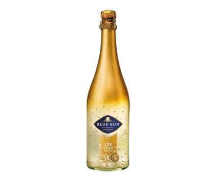 Пенливо Вино със Златни Частици Blue Nun 750 мл