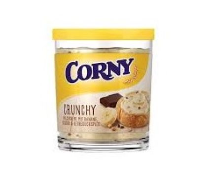 Млечен крем за мазане CORNY Crunchy шоколад, криспи и банан 200 г S