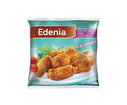 Панирани Пилешки крилца Edenia Замразени 450 г