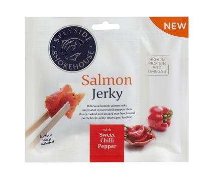 Сушена сьомга Сладко чили Speyside Smokehouse Salmon Jerky Seet Chilli 30гр WW