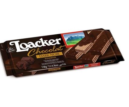 Вафли Chocolat Fondente Loacker 118 г