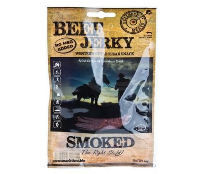 Сушено Говеждо Месо Peppered Beef Jerky Bullseye Meats 50 г