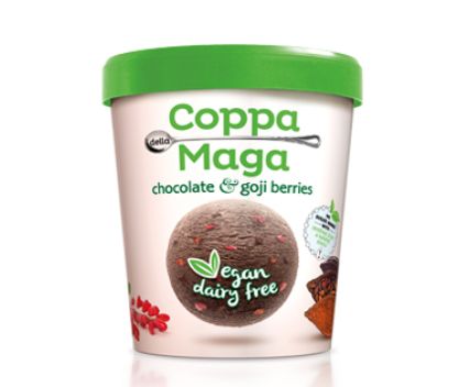 Веган сладолед Coppa della Maga Шоколад с Годжи бери 125мл