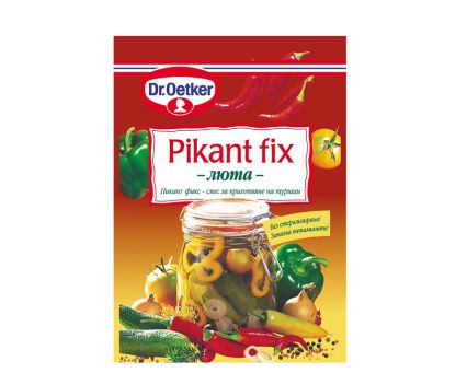 Люта добавка за консервиране Pikant Fix Dr Oetker 100гр