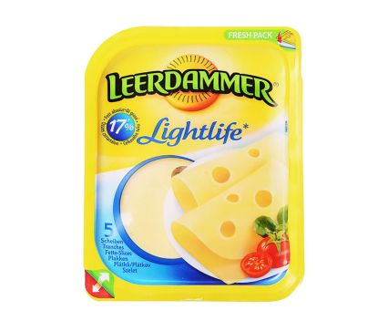 Кашкавал Leerdammer Lightlife слайс 100гр
