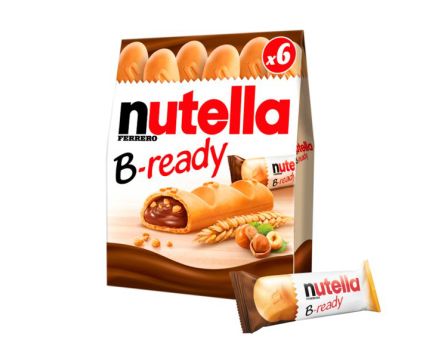 Хрупкави Вафли с Пълнеж Nutella B-Ready 132 г