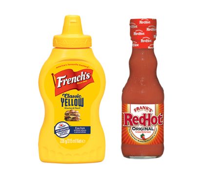 Пакет: Американска жълта горчица French's 226гр + Чили сос от кайенски пипер Frank's RED HOT Original 158мл