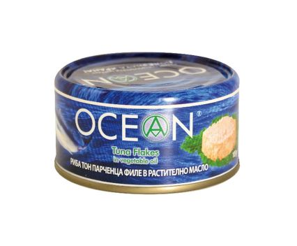  Консерва Риба тон Ocean парченца в олио 185гр