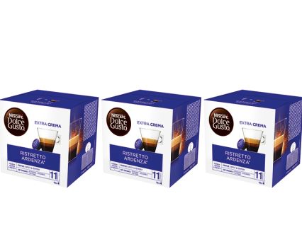 Пакет: 3 Кутии Dolce Gusto Ristretto Ardenza 48 капсули, 48 напитки