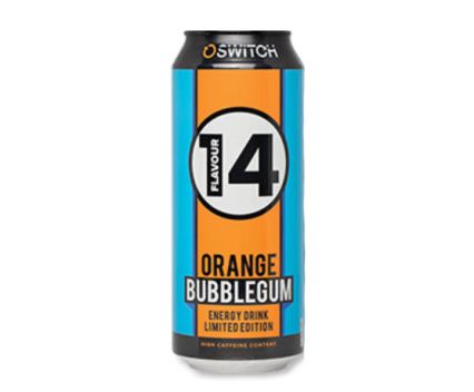 Енергийна напитка Switch Flavour 14 Orange Bubblegum 500мл S