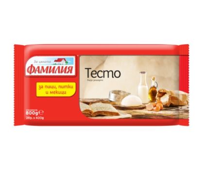 Тесто за питки и мекици замразено Фамилия 2х400 г