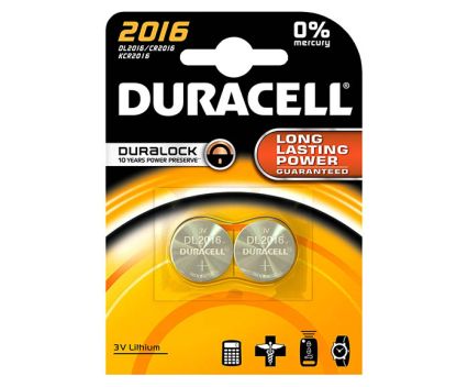 Батерии литиеви 2016 Duracell 2 бр